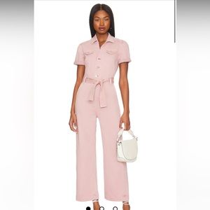 Anessa Jumpsuit in Vintage Rouge Glow